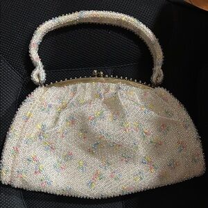 Vintage luxury Corde Bead Handbag